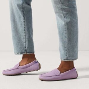 EUC $159 Rothy's The Driver Soft Loafer Slip-On Orchid Purple Size 8
